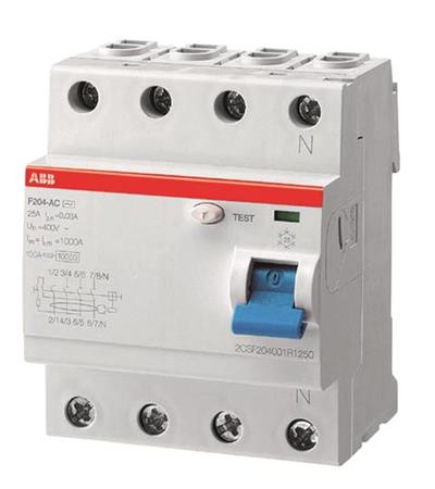 Abb Fejlstrømsafbr. 63A 30Ma, 4P
