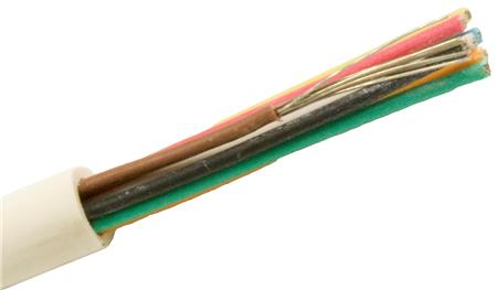 Nexans Alarmkabel Ptr - Fqqxb 4X0,22 Hvid B500 - 500 Meter