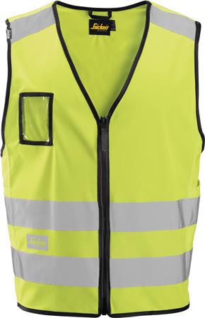 Snickers Workwear Vest High-Vis Kl. 2 Gul L/Xl