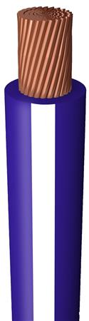 Solar H05Z-K 1X1 Mørkblå/Hvid 500V S200 - 200 Meter