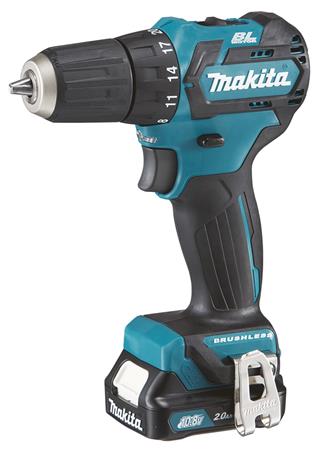 Makita Bore-/Skruemaskine 12V 2X2,0Ah + Lader