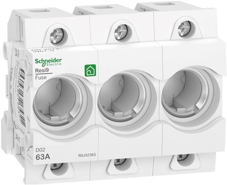 Schneider Electric Resi9 Neozed D02 3P 63A Sikringsholder