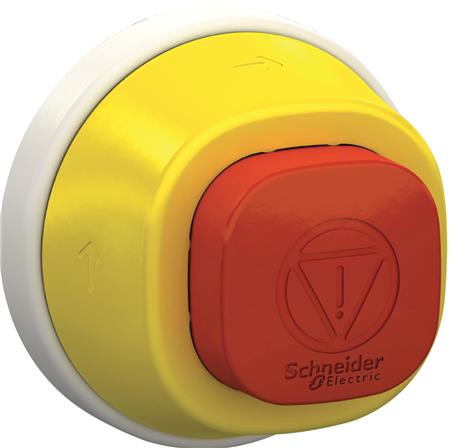 Schneider Electric Nødstophoved Firkantet U/Led