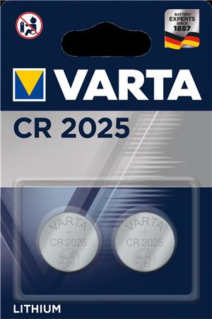 Varta Batteri Lithium Cr2025 2-Pack