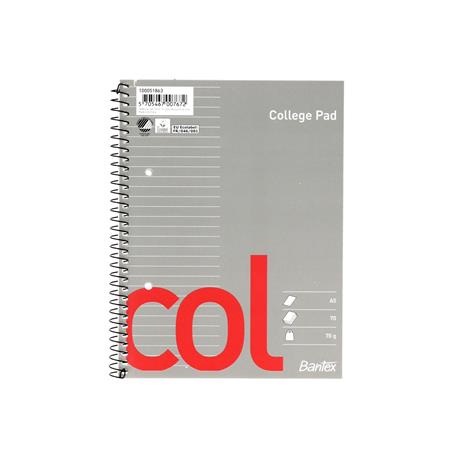 Solar Kollegieblok A5 Linjeret 70G 70Ark - 5 Stk.