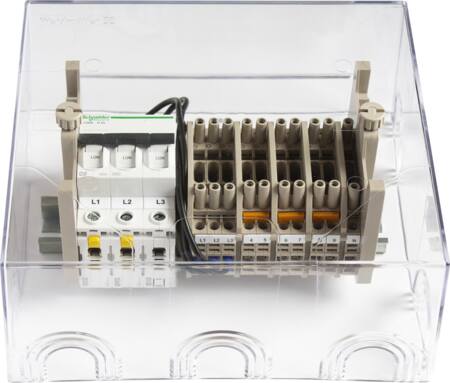 Weidmüller Målerklemrække 3-Pol 2A D Trafomåling
