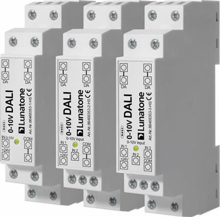 Solar Light 0-10V Til Dali Hs 1Ch Dt6 Din-Skinne