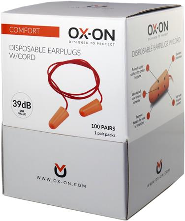 Ox-On Ørepropper Med Snor