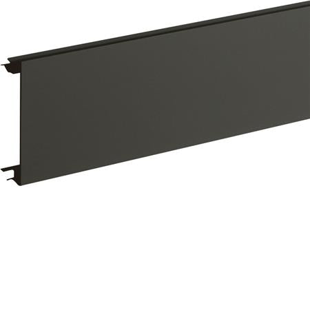 Hager Kanallåg Br65 Plast 80 Mm Sort Ral 9011 - 2 Meter
