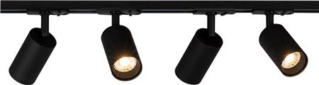Solar Light Focus Track Gu10 Kit 4Xgu10 1-Faset Sort