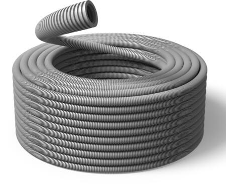 Solar Plus Flexrør 20Mm Halogenfri Grå Rg100 - 100 Meter
