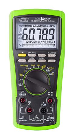 Elma Instruments Elma Bm789 Sand Rms Ac+Dc Multimeter