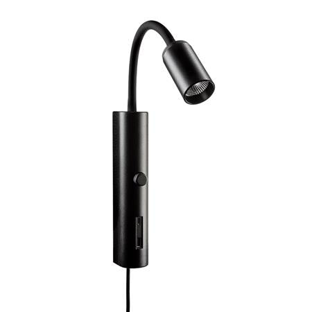 Sg Armaturen Tube Wall Sort Usb 3000K Dim