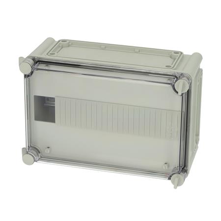 Fibox Din-Skinnekasse 190X280X130 Hængslet Låg