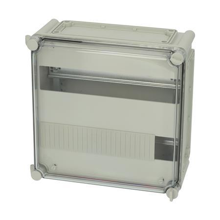 Fibox Din-Skinnekasse 280X280X130 Hængslet Låg
