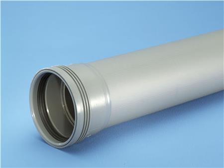 Wavin Wavin Pp 50X500Mm  Rør M/Mf Grå