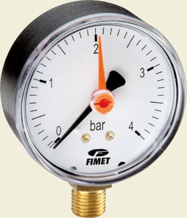Solar Plus Manometer Ø63X1/4 0-10 Bar/Mws
