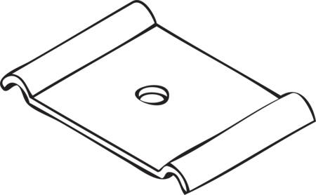 Obo Kobling F/Vægbøjle Gks50 Ø7 Mm A4