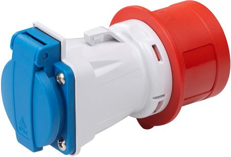 Solar Adapter Cee 16A 5P Stikprop/Dk-Udtag 3P