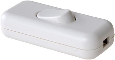 Fix-Pro Gennemgangsafbryder Hvid 4A