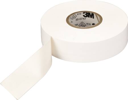 3M Tape 35 Pvc Hvid 19Mmx20M