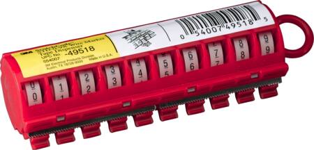 3M Tape Mrk:0-9 I Dispenser Handy Marker