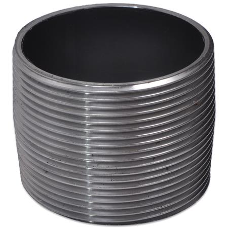 Solar Plus Nippelrør Sort Smsk 1 1/4