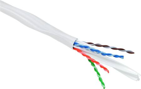 Netconnect Kabel Kat6A U/Utp 4P 305M Hvid Dca - 305 Meter