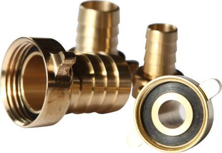 Fix-Pro 3/4"X1/2" Messing Slangeforskruning