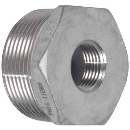 Solar Plus Nippelmuffe 1 1/2X1 Aisi 316