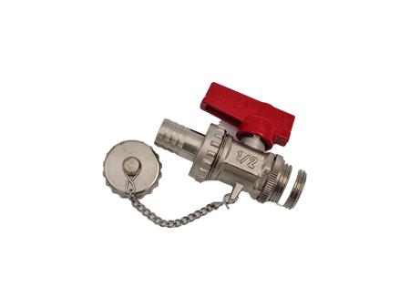 Solar Plus Påfyldnin/Aftaps Ventil ½" Forniklet