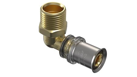 Wavin Tigris M5 Overg. Vinkel 20X3/4" M/Np