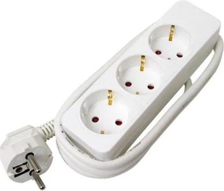 Solar Plus Stikdåse 3R M. Jord 5 M Hvid