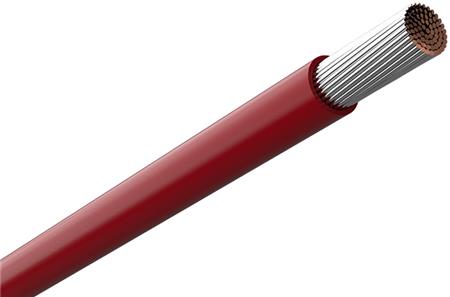 Solar Ledning Texiline Tw 0,75 Mm² Rød - 200 Meter