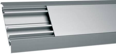 Hager Gulvkanal 125X18 Mm Alu 2 Meter - 2 Meter