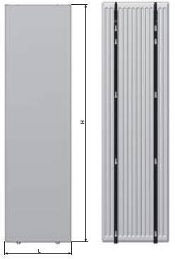 Thermrad Thermrad Vertical X2 (Sæt) J-Beslag 1800