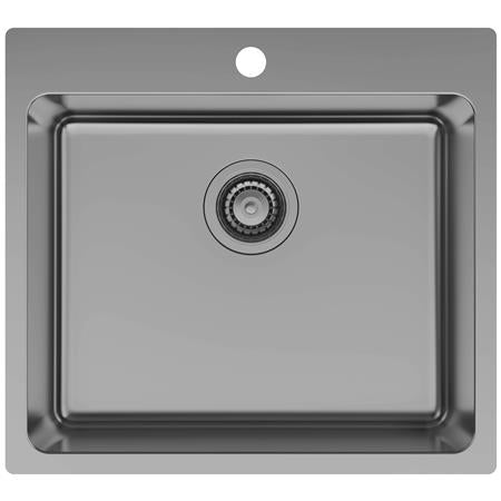 Solar La 550 Køkkenvask, Pvd Gunmetal