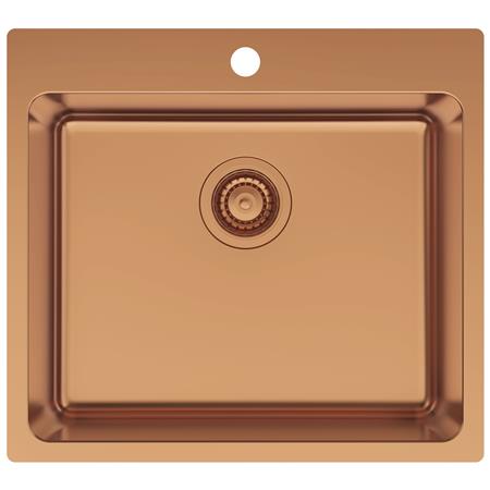 Solar La 550 Køkkenvask, Pvd Kobber