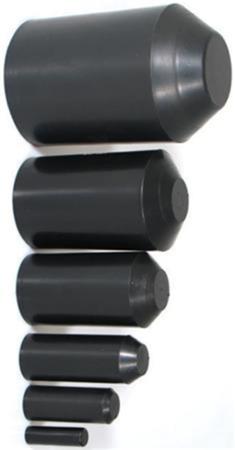 Melbye Krympe Endehætte Med Lim 100/62 Mm Sort