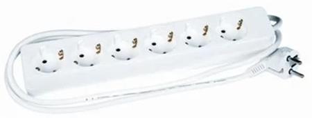 Solar Plus Stikdåse 6R M. Jord 3 M Hvid