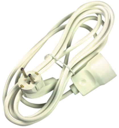 Fix-Pro Forlængerledning Hvid Schuko 3M