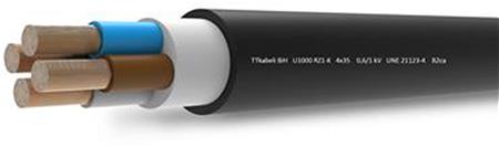 Solar Select Kabel 4X50 Rz1-K Flex 500M Tr.Sort B2Ca