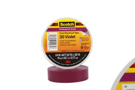 3M Tape 35 Vinyl Lilla 19Mmx20M