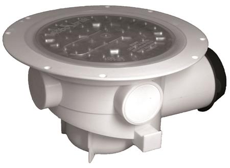 Purus Gulvafløb Vinyl 75 Mm Vandret Studs