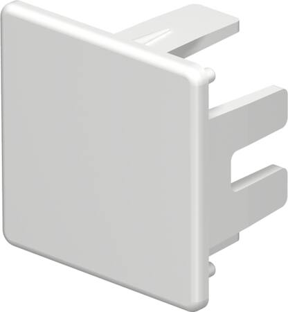 Obo Wdk Endestykke 40X40 Mm Hvid Ral 9010