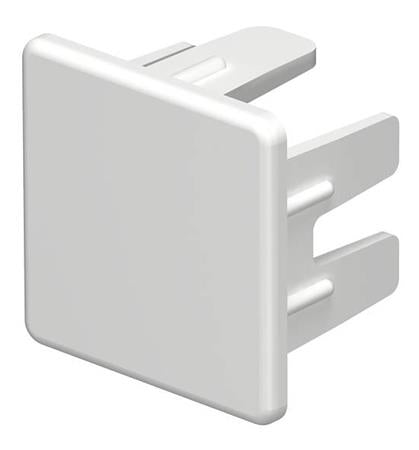 Obo Wdk Endestykke 25X25 Mm Hvid Ral 9010
