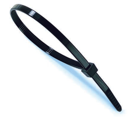 Hellermanntyton Binder Sort 3,5X290 (100) T30Ll - 100 Stk.