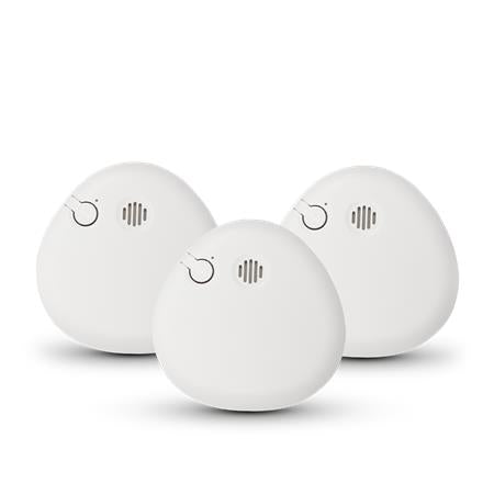 Housegard Pebble Optisk Røgalarm, 3-Pak