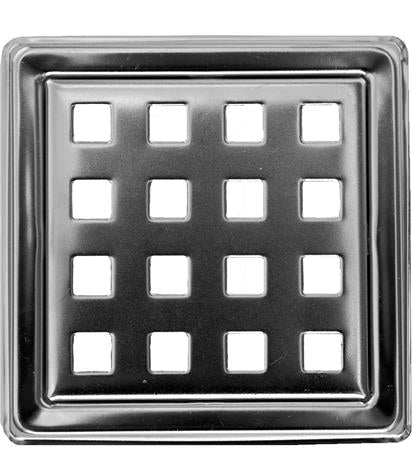 Purus Rist & Ramme 100X100Mm Til Afløbsskål