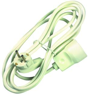 Solar Plus Forlængerledning Hvid Schuko 3M